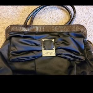 Ed Hardy satin bow purse